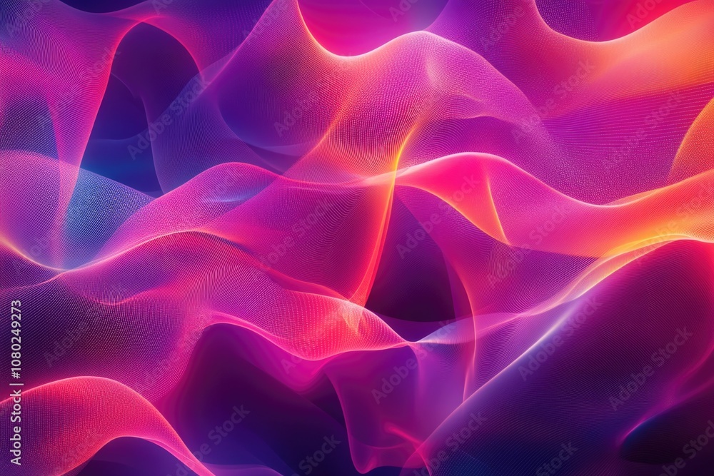 Poster A vibrant and intricate design featuring a mix of colors and textures, ideal for use as a graphic element or background in various designs