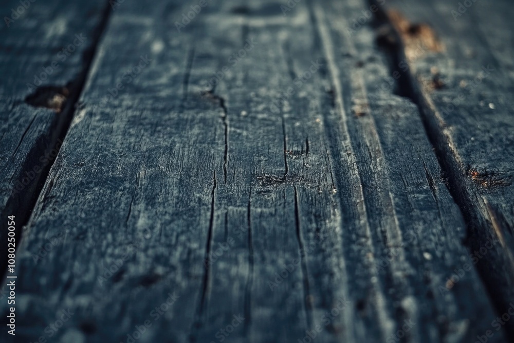 Poster a close-up view of a wooden table featuring a single knife, perfect for use in still life photograph