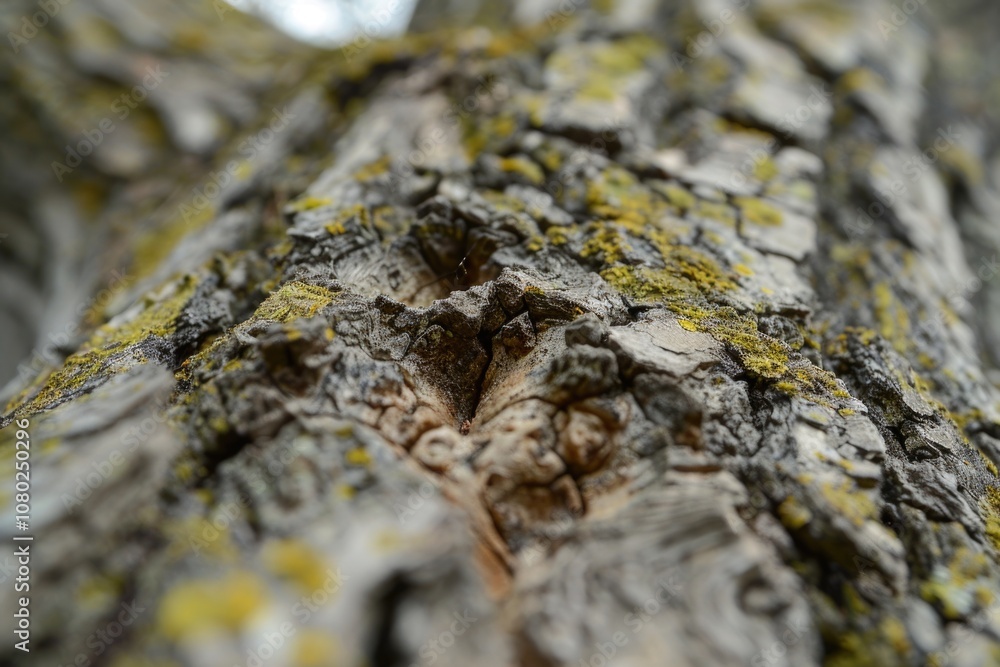 Poster a detailed view of a tree trunk, great for showcasing textures and patterns