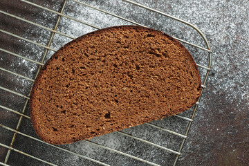 Slice of rye bread