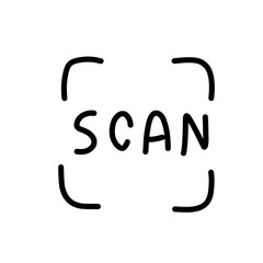 Mobile Scan vector icon