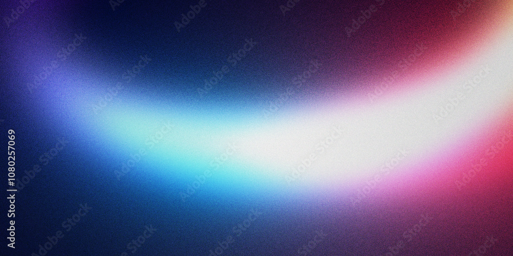 Poster abstract background with a gradient fill with a grainy texture. a blurred spectrum transitions from 