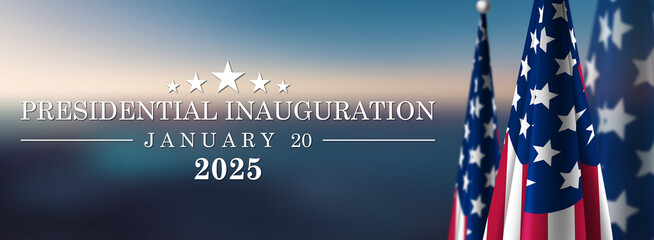 2025 US Presidential Inauguration banner