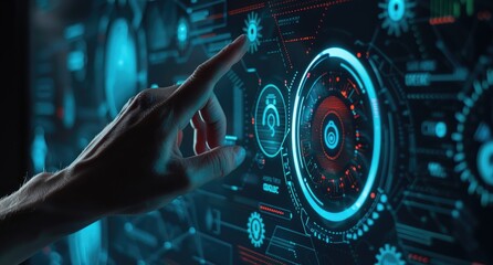 Interacting with a Futuristic Interface