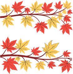 Obraz premium a branch with leaves