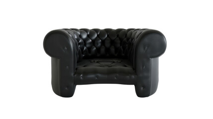 Cylinder furniture black on white transparent background
