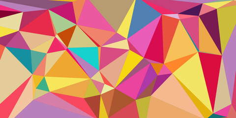 Obraz premium colorful polygonal background