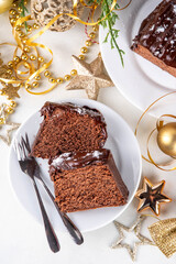 Christmas Gingerbread chocolate cake