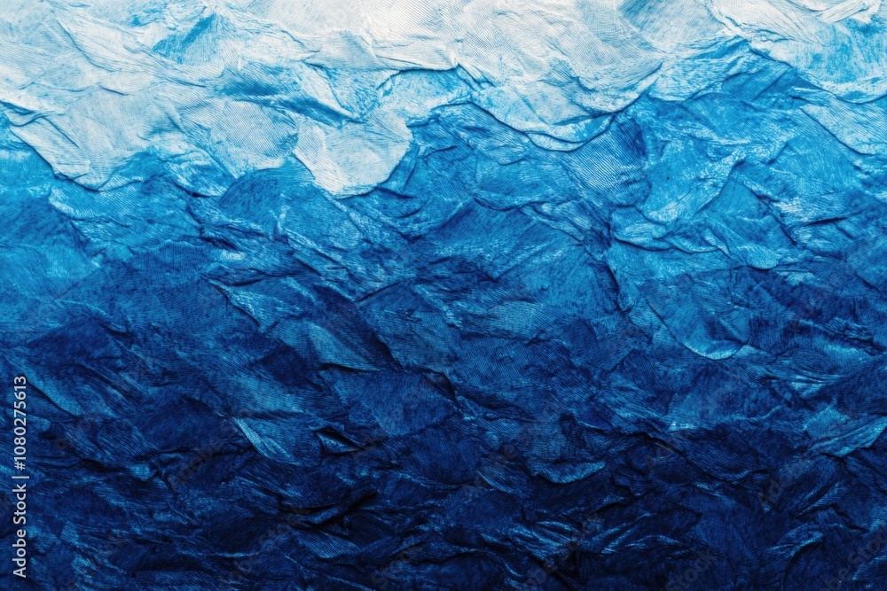 Poster a close-up shot of a blue paper with no visible text or markings
