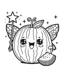 melon smile pose with hold star