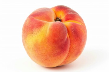peaches on a white background