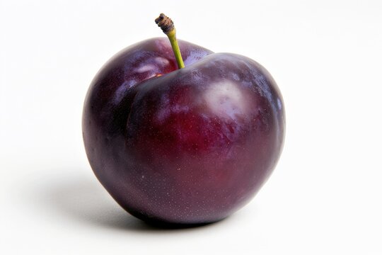 plum isolated on white