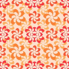 seamless pattern with flowers