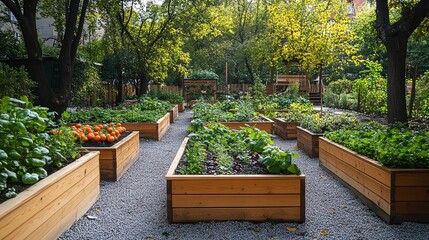 Public spaces with edible gardens, freely accessible to all citizens
