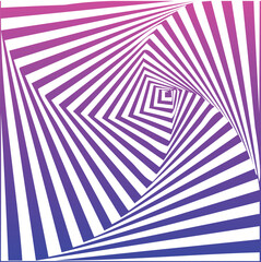 Pink Spiral Vortex. Abstract pink swirl that creates the effect of rotation and depth
