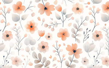 Vintage floral texture art background
