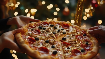 The Holiday Pizza Delight