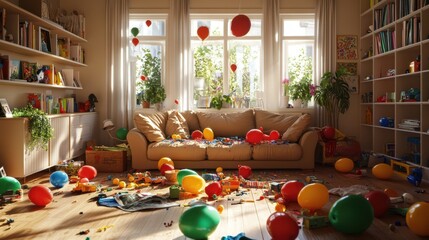 The Colorful Party Room