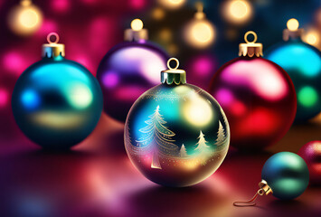 Fototapeta premium Radiant Festivals: Christmas Treasure