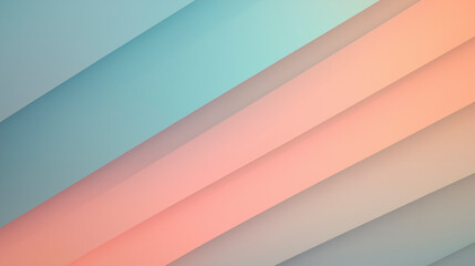 Fototapeta premium Colorful and geometric abstract background with soft pastel colors.