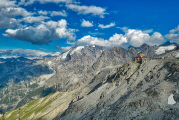 Stelvio Pass (Passo Del Stelvio) in the Italian Alps
