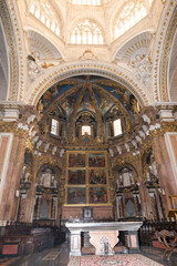 Interior of the Metropolitan Cathedral Basilica of the Assumption of Our Lady of Valencia, Spain