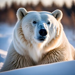 Fototapeta premium polar bear cub