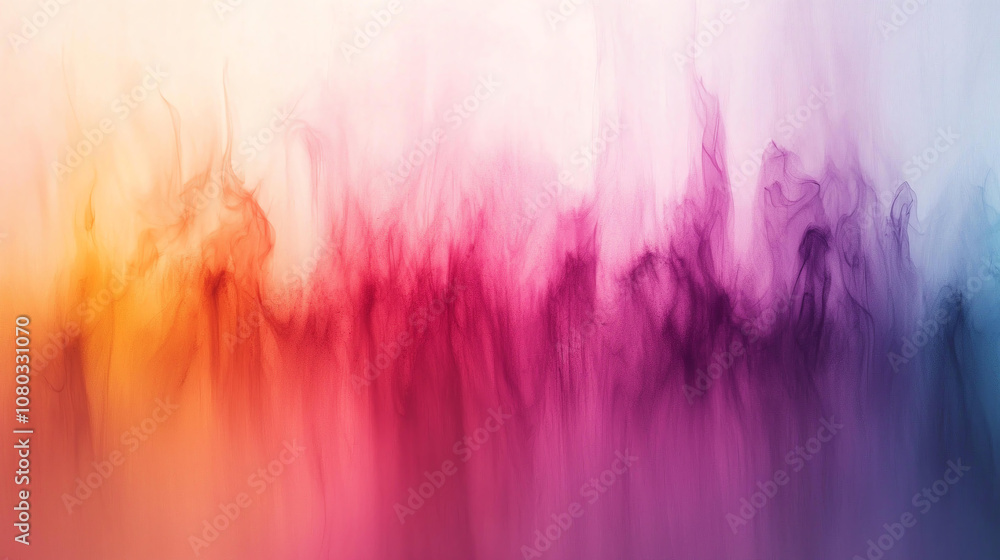Poster abstract background vibrant abstract gradient blending smoothly from orange to purple, creating dyna