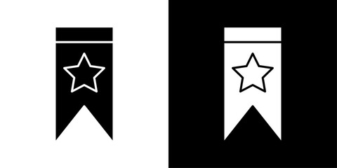 Add to favorite icon Outline sign symbol set