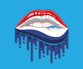 Netherlands Glossy Pride Blood Flag