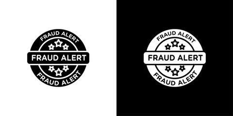 Fraud Alert icon Outline sign symbol set