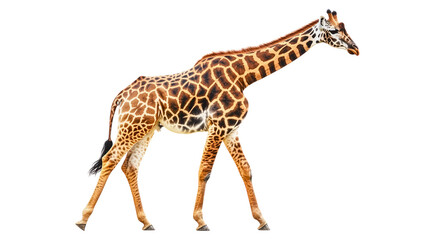 Fototapeta premium giraffe isolated on white