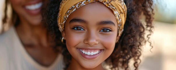 A heartwarming image showcasing the beauty of diversity, featuring two individuals with radiant smiles, symbolizing unity, connection, and the power of human bonds This photograph embodies