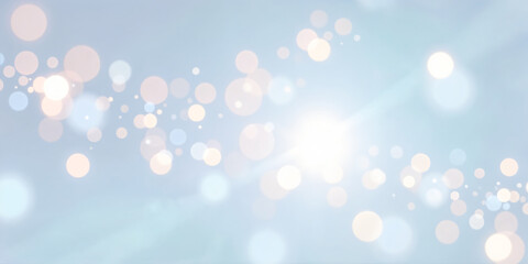 Natural spring blurred blue sea background. Create light soft blurred colors bright sunshine. Blue bokeh abstract glitter light background. Focus texture from nature fresh shiny growth seas the day.