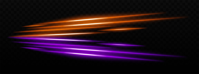 Vibrant red and purple light streaks on a dark background, ideal for dynamic sci-fi effects, speed, or motion design.