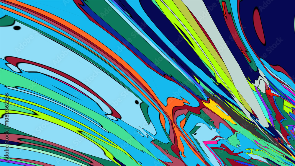 Poster abstract colorful background with lines