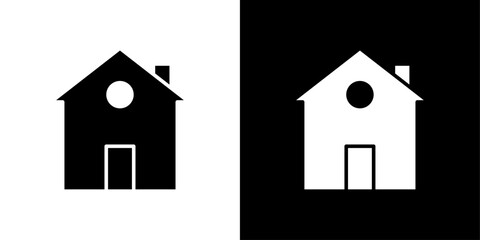 Home icon linear logo isolated