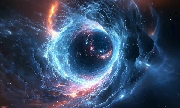 Cosmic portal opening to another dimension