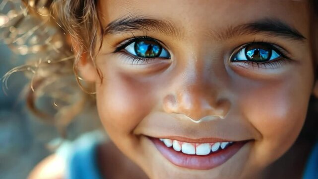 Joy through childlike wonder, with people smiling and experiencing the world with fresh eyes.