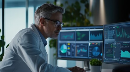 The Scientist Analyzing Data