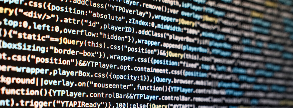 css code abstract technology background.