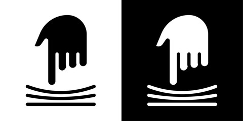 Resilience material icon linear logo isolated