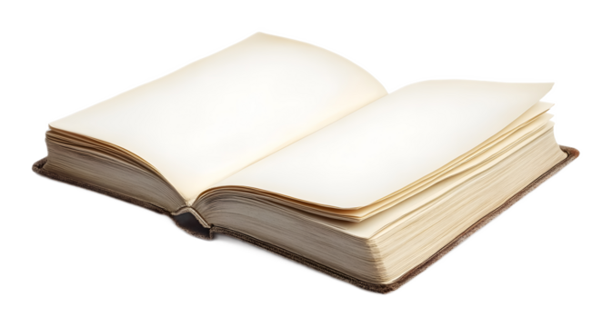 note book isolated on white background 