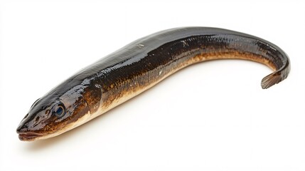 Freshwater Fish on White Background: A Captivating Close-Up