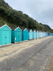 beach huts at the beach