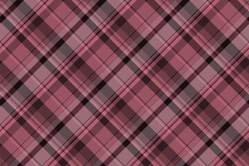 Vivid fabric seamless background, scotland check pattern tartan. Tile plaid textile vector texture in red and pastel colors.