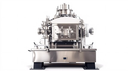 Intricate Industrial Machinery: A Glimpse into Modern Manufacturing Technology - Exploring the Complexity of Engineering and Automation in Precision Equipment