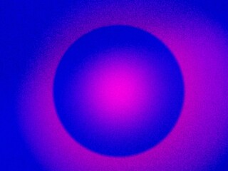 Glowing distressed textured eclipse grainy frosted pink blue purple background