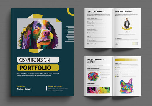 Minimalist Graphic Design Portfolio Layout