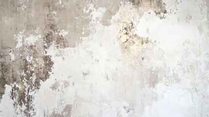 Fototapeta premium Distressed plaster textures in creamy taupe with soft gold highlights